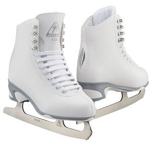 Jackson Finesse White Ice Skates EUC size 11C